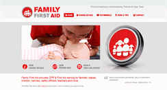 Desktop Screenshot of familyfirstaid.co.za